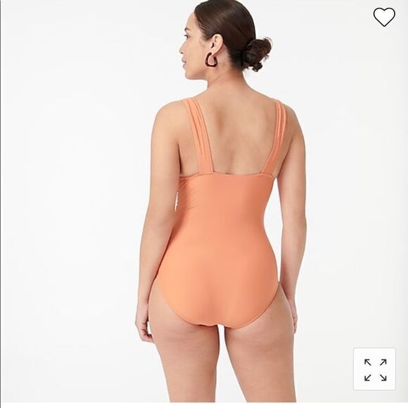 J. Crew Ruched femme one-piece swimsuit Item B6819* - Picture 2 of 5